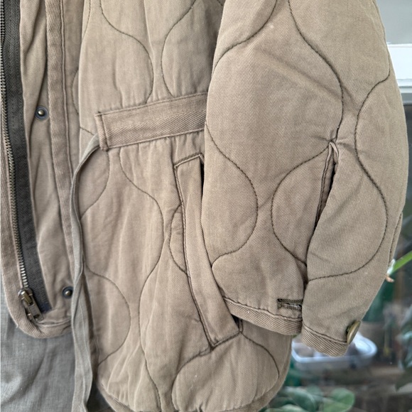 Madewell Quilted Green Utility Jacket - Picture 3 of 7